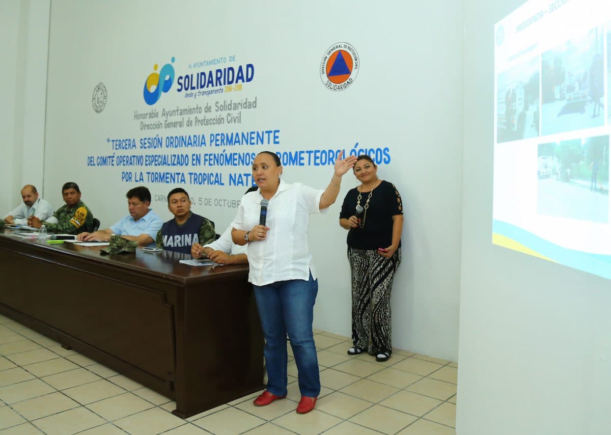 Continúa Solidaridad trabajo preventivo ante tormenta “Nate”