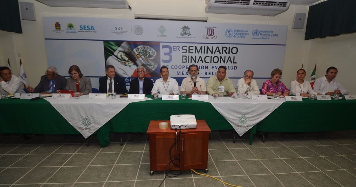 Sientan bases para conformación de la Comisión Binacional de Salud entre México y Belice