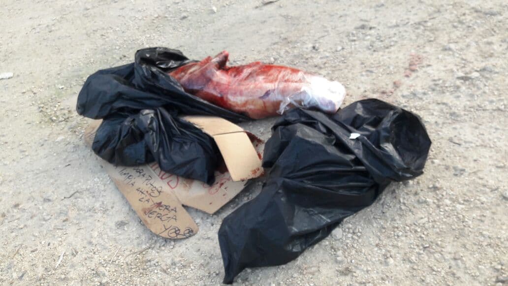  Abandonan cuerpo descuartizado en Cancún