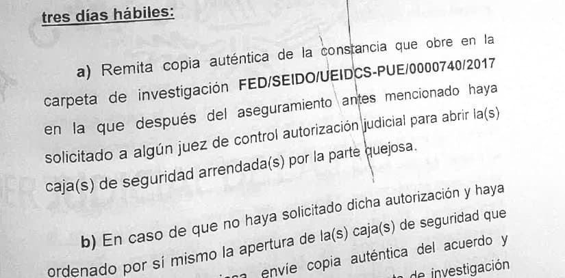Juez da revés a SEIDO por cajas del First National Security