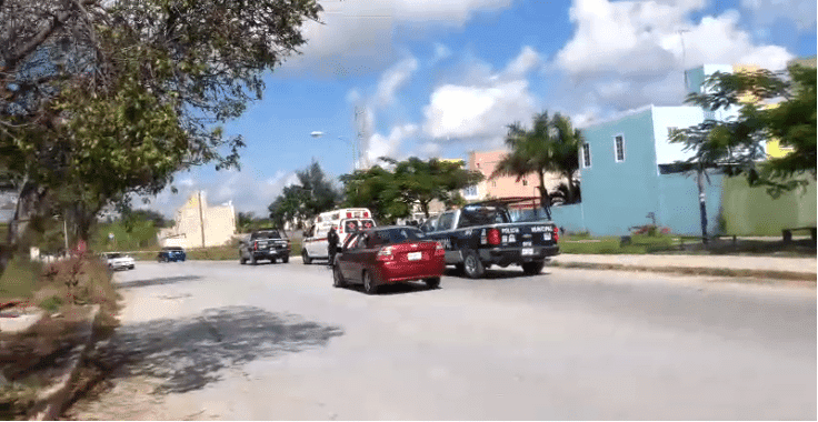 Balean a hombre en la 202