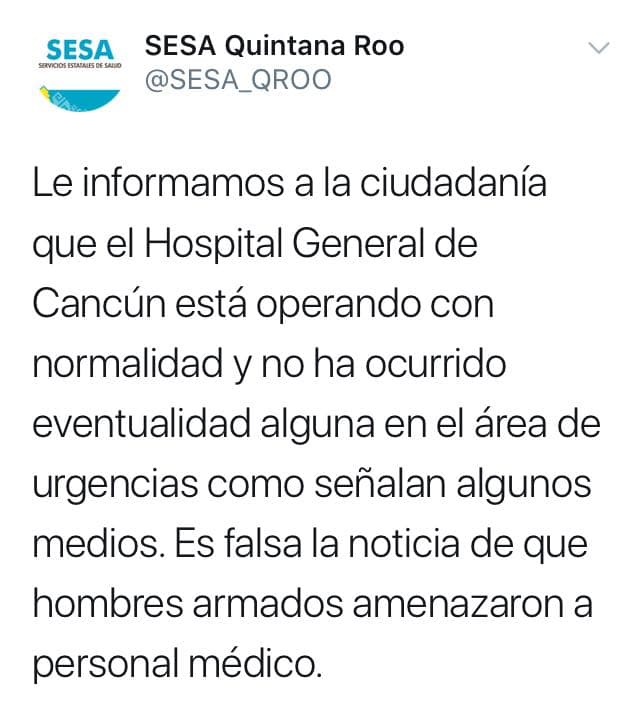 Falsa alerta genera movilización policiaca en el Hospital General