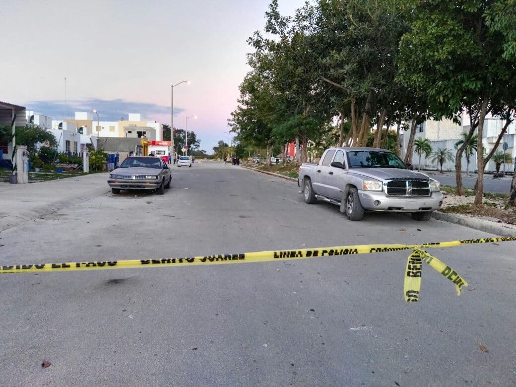 Balean a dos en el fraccionamiento La Joya