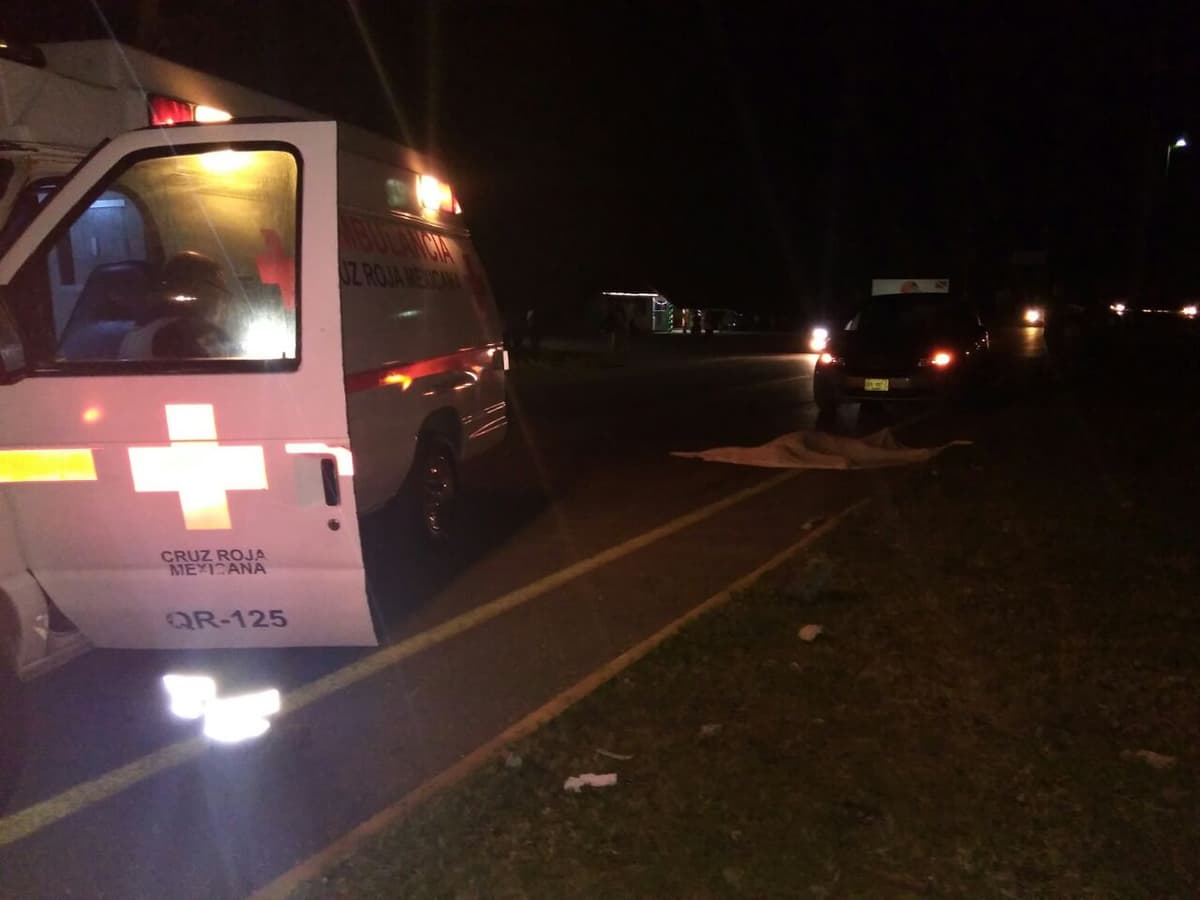 Fallece turista arrollado en carretera a Puerto Aventuras