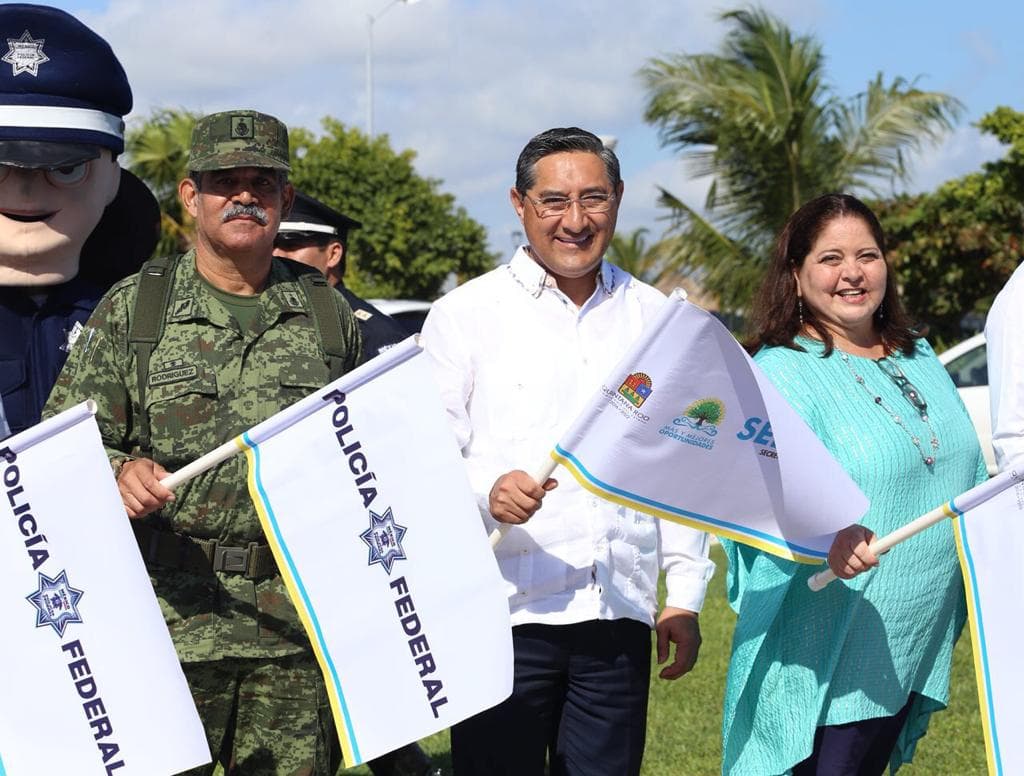 Se da el banderazo de inicio del operativo de seguridad en carreteras, puertos y aeropuertos del estado