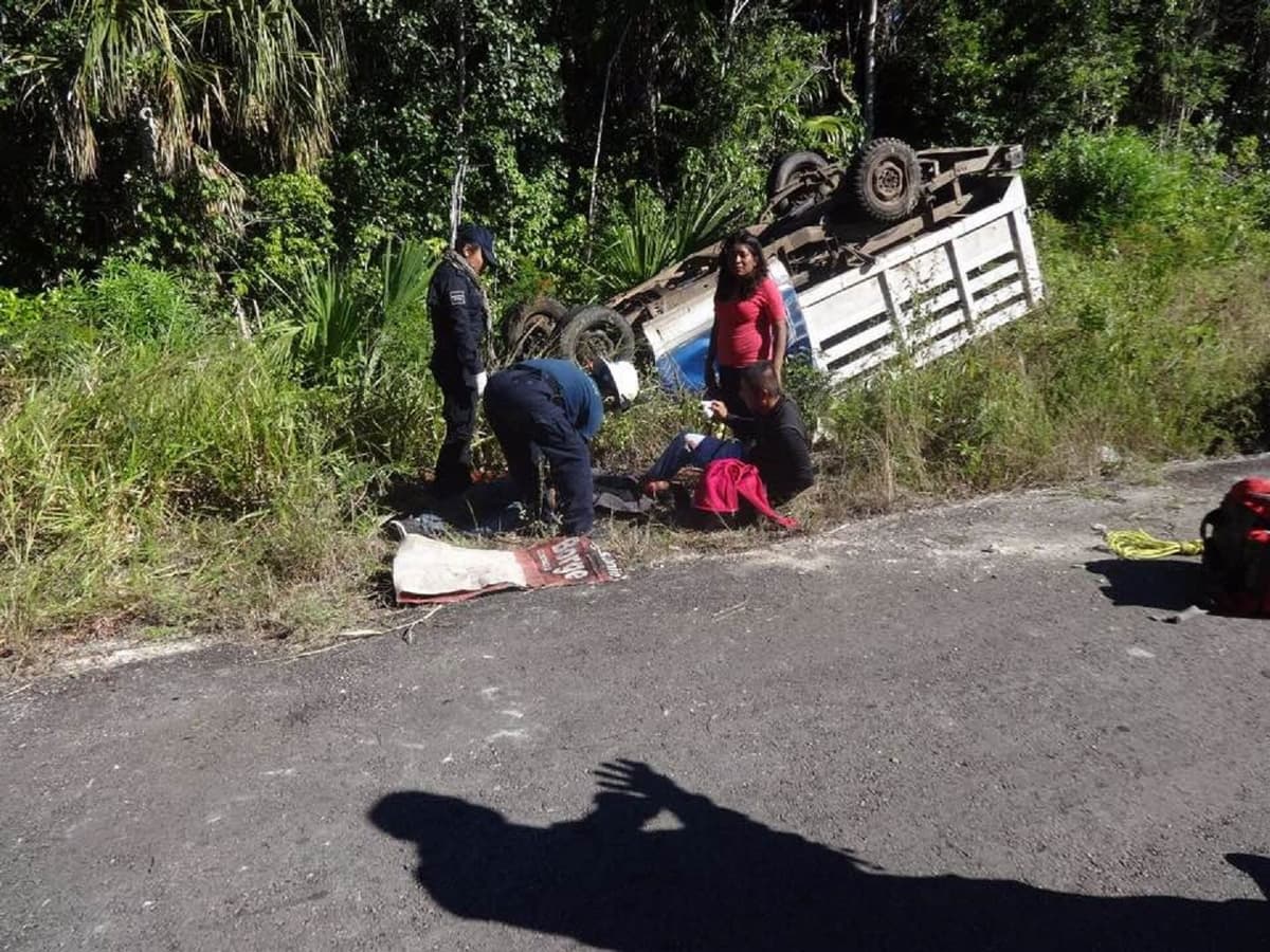 Cerca de la tragedia en tramo carretero Laguna Guerrero-Calderitas