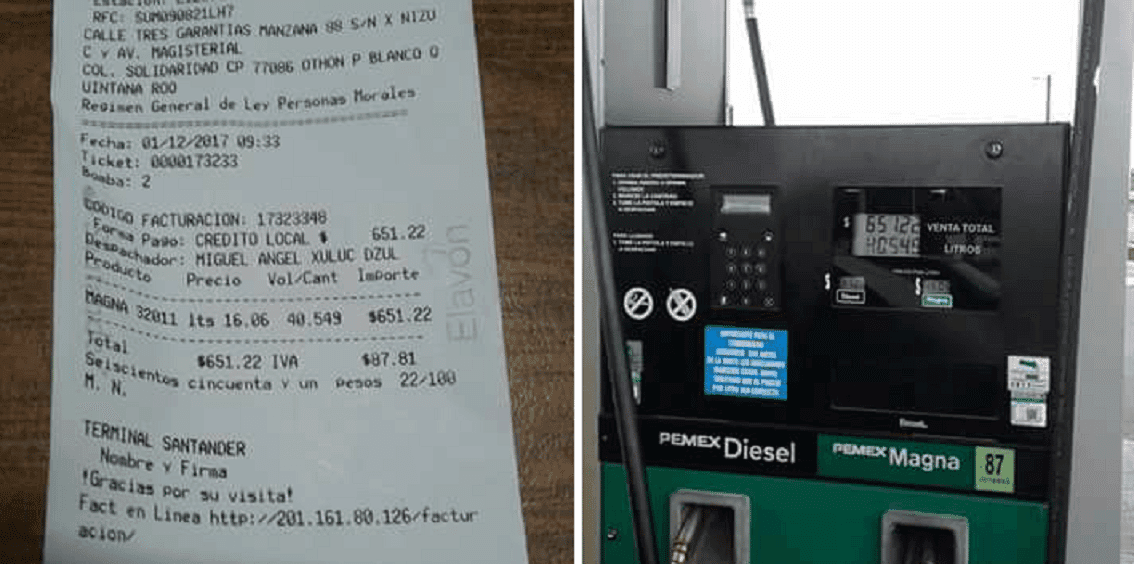 Denuncian descarado robo en gasolineras de la capital del estado