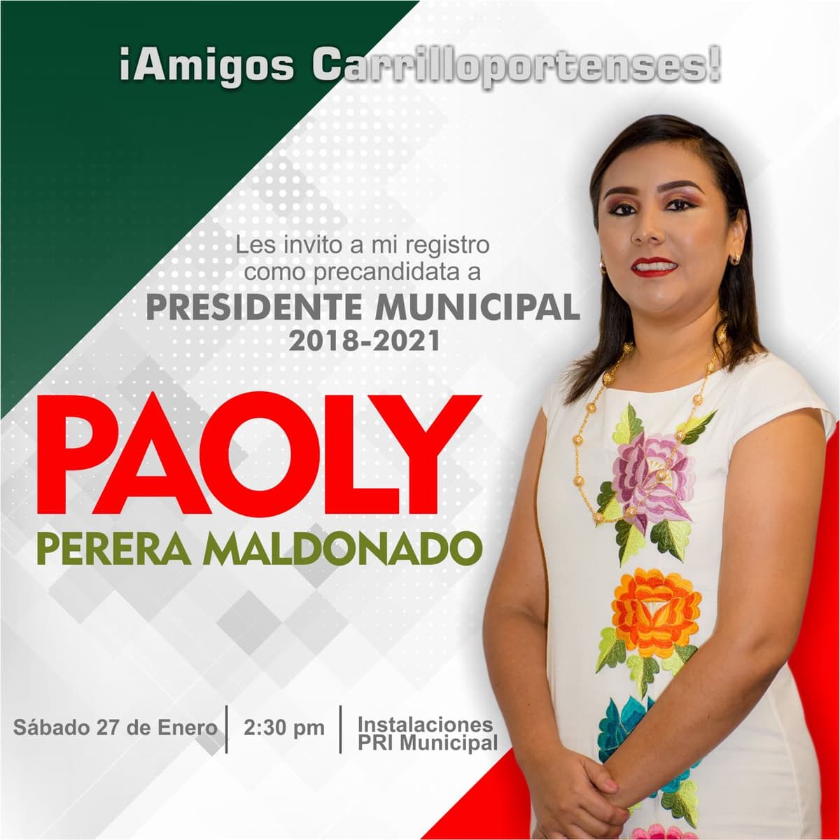 Priistas preparan registros en Carrillo Puerto