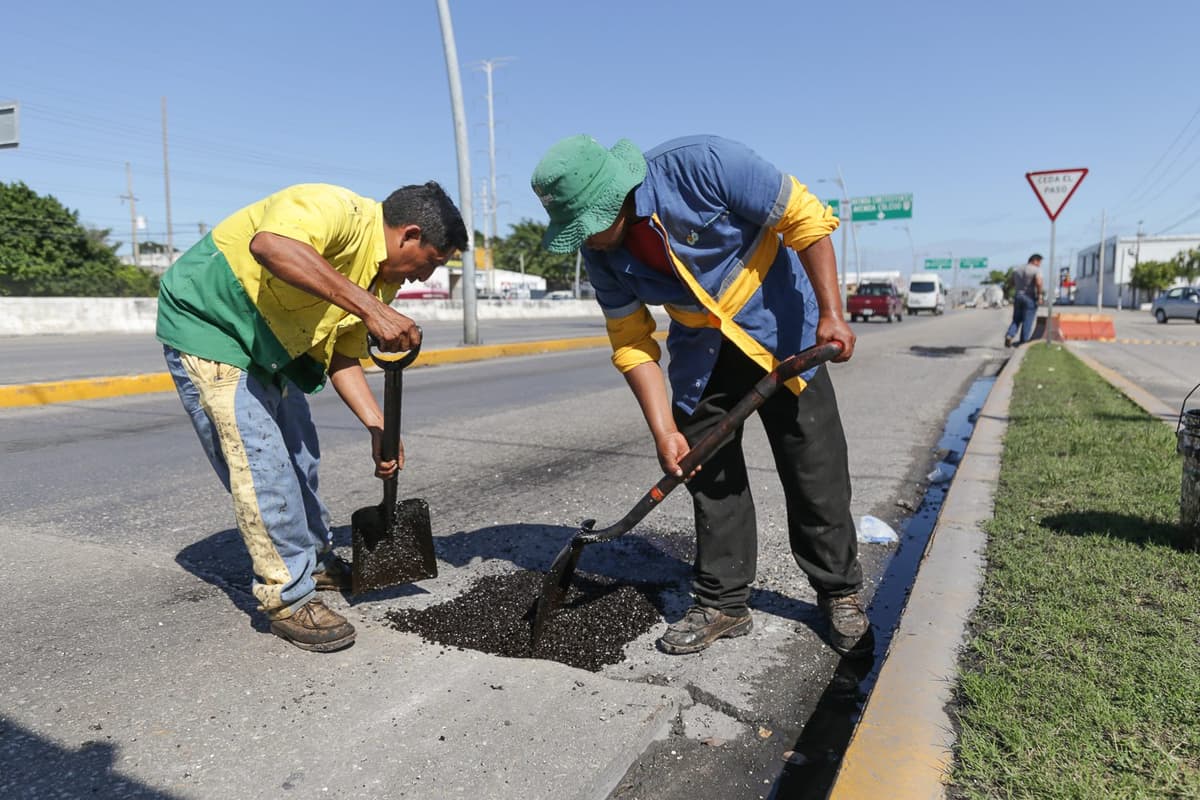 Repara Solidaridad más de 7.9 kilómetros de vialidades que presentaban baches