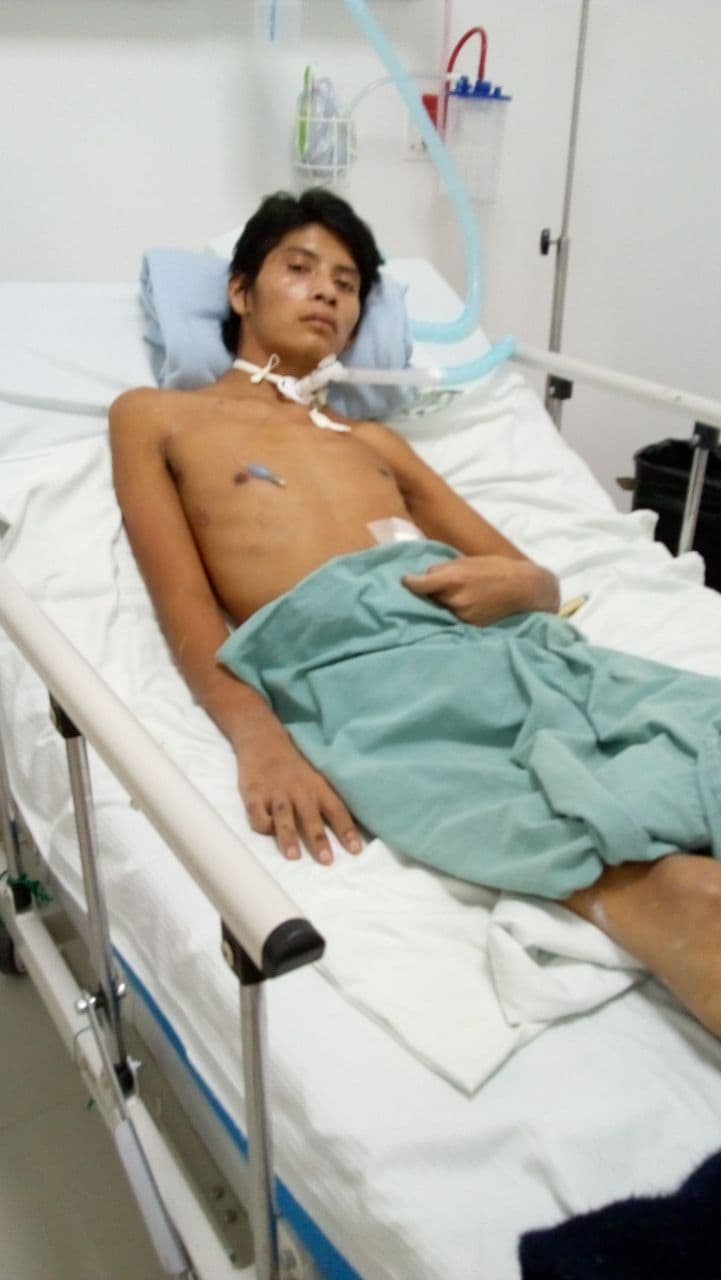 Obrero accidentado es abandonado por empresa