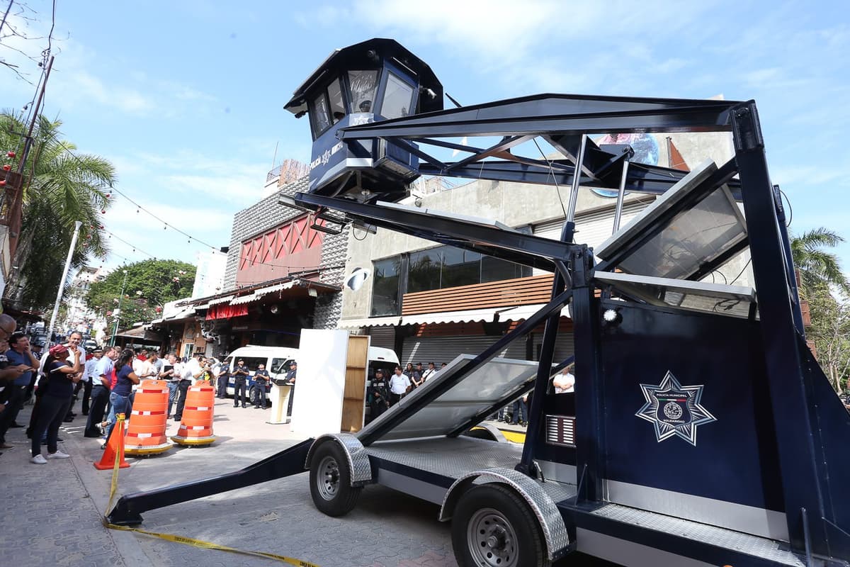 Refuerzan seguridad con plataforma táctica en Solidaridad