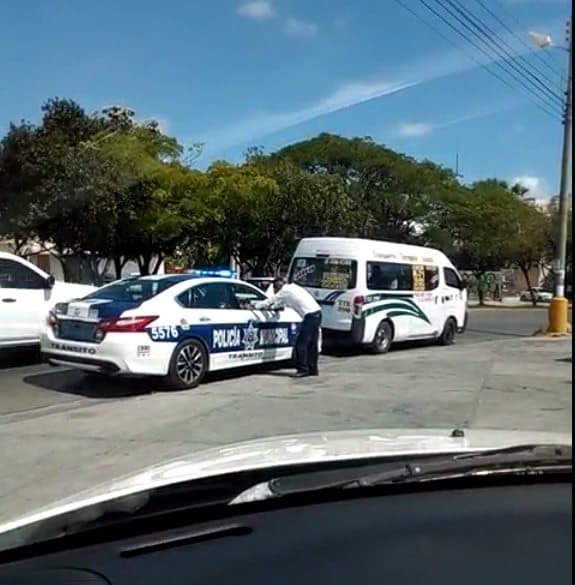 Graban pago de “mochada” a Tránsito de Cancún