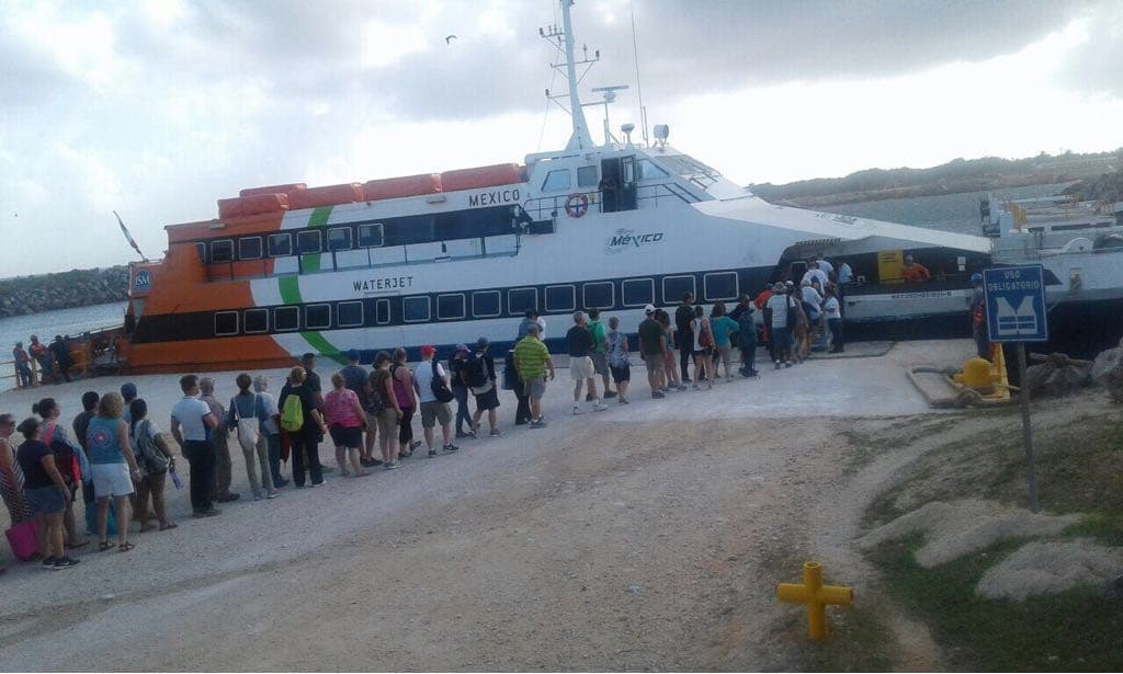 Calica abre puerto para traslado hacia Cozumel