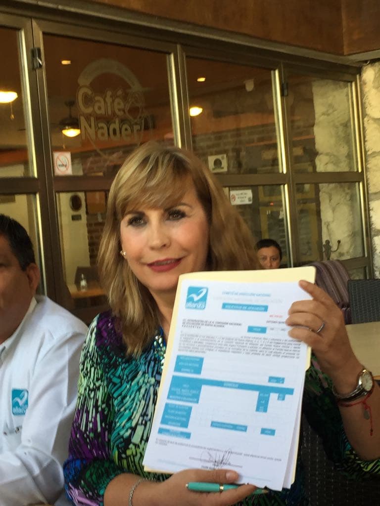 Se afilia Susana Hurtado al PANAL; va por senaduría