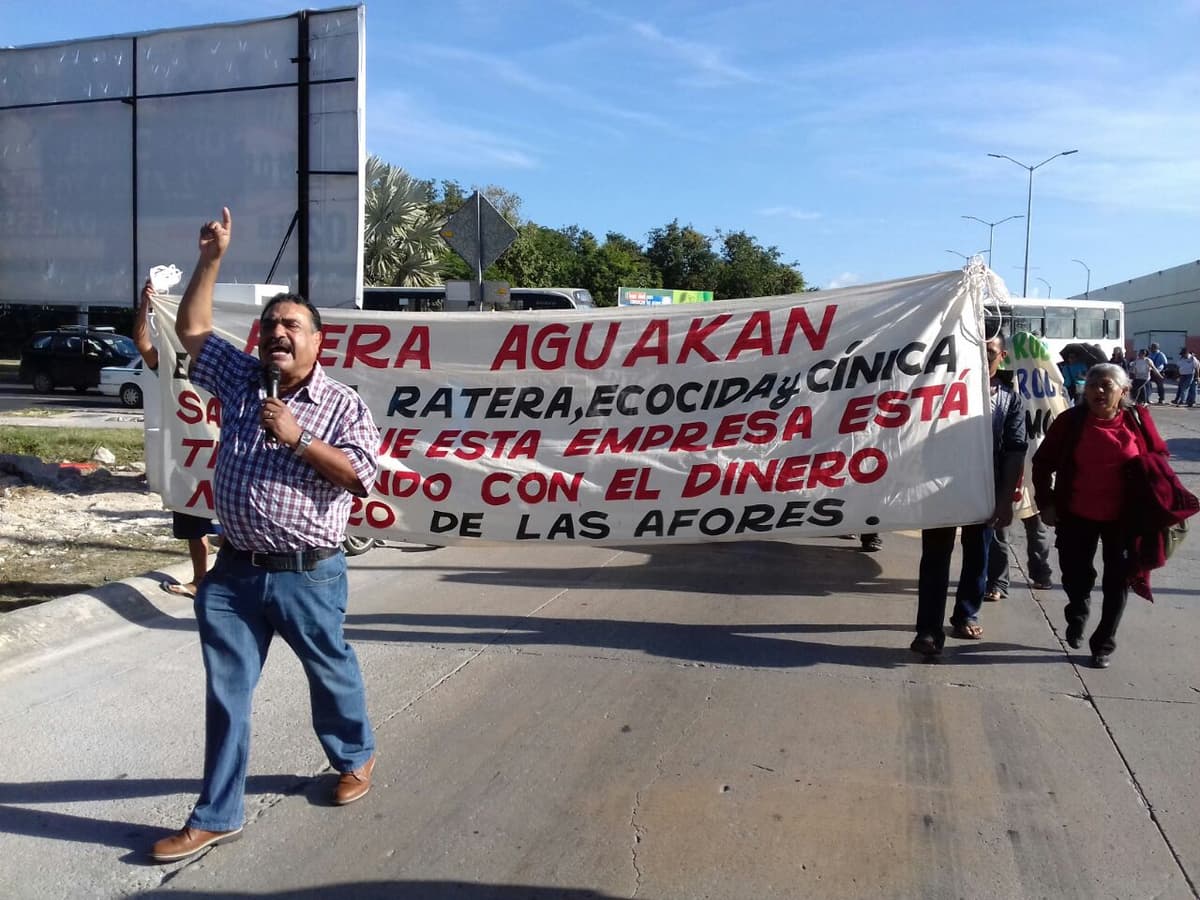 Estamos indignados con Aguakan: Marciano Toledo