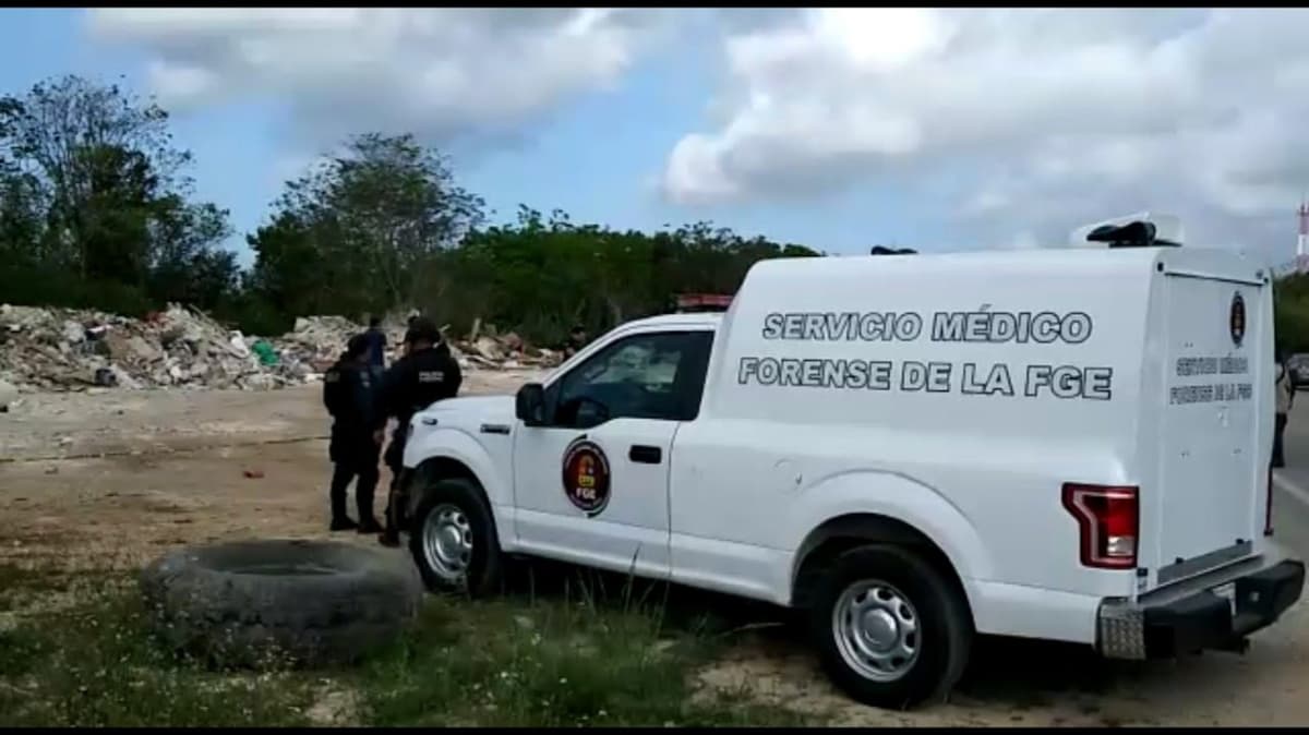 Hallan cuerpo de asesinado en carretera Cancún-Mérida