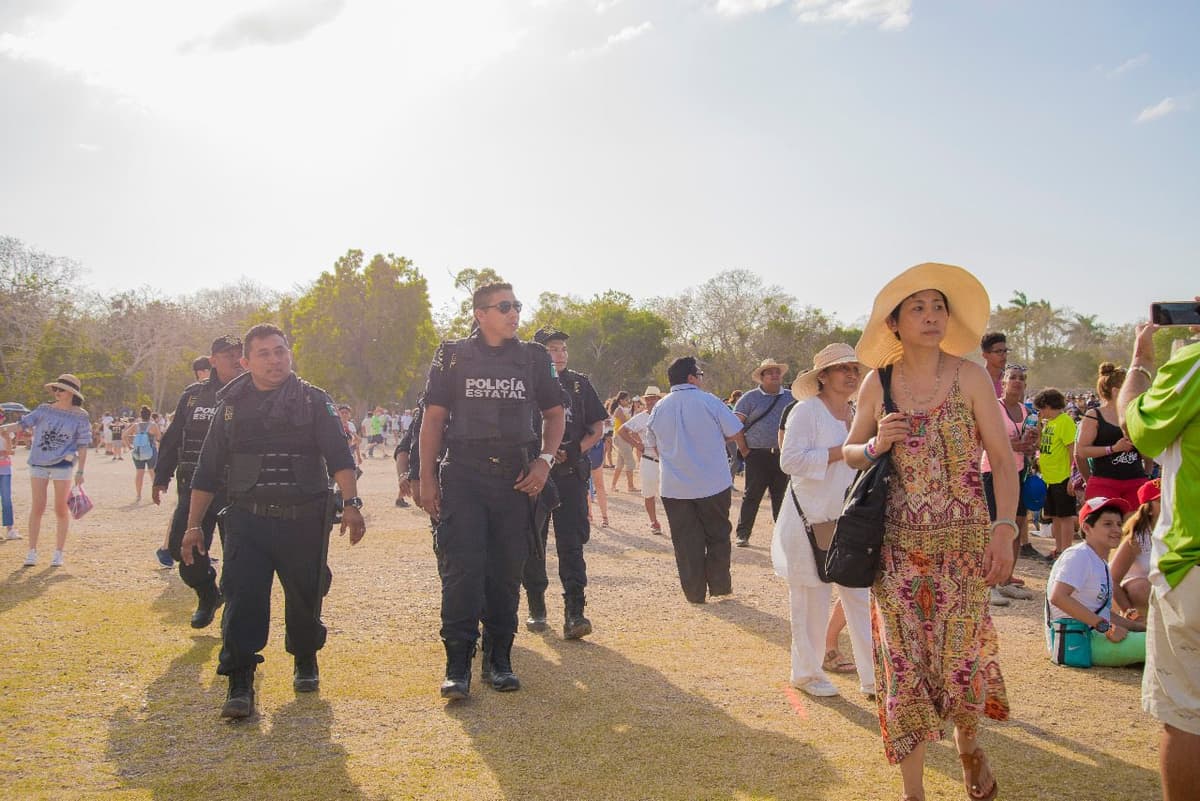 Detienen a ocho con drogas en Chichén Itzá durante equinoccio