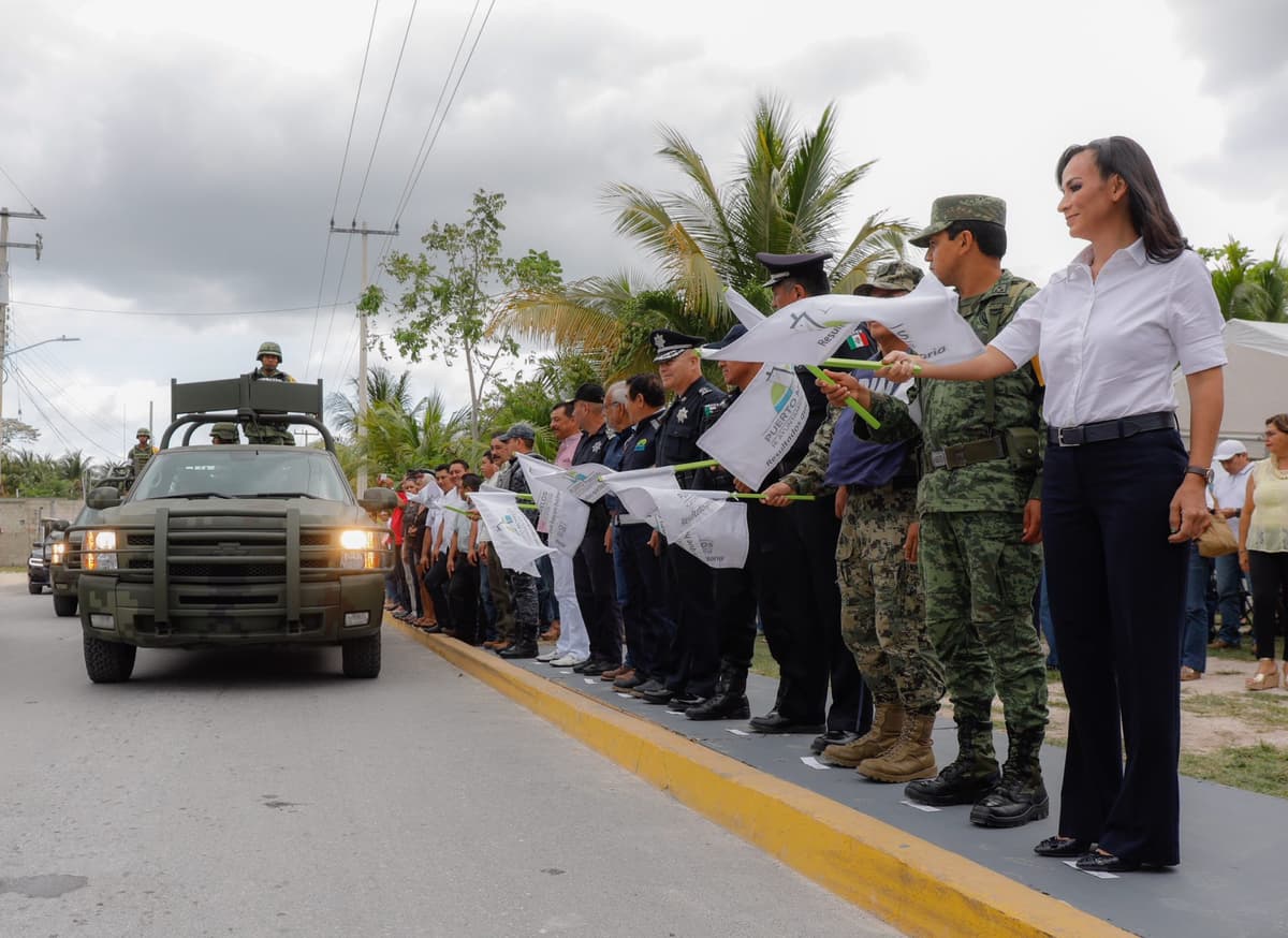 Laura Fernández da banderazo de inicio al Operativo Vacacional de Semana Santa