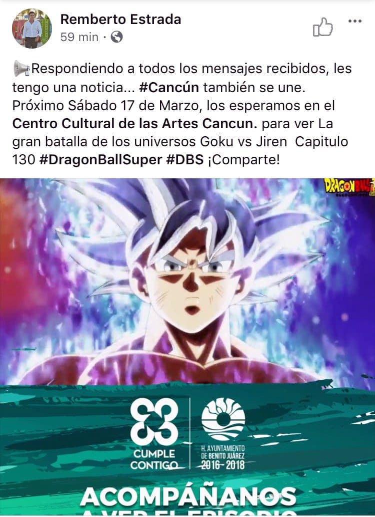 Fomentan Perla y Remberto piratería con proyección de Dragon Ball