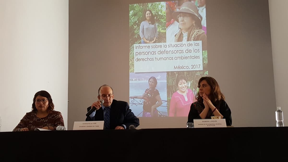 Se incrementa la violencia contra las personas defensoras del medio ambiente en México entre 2016 y 2017