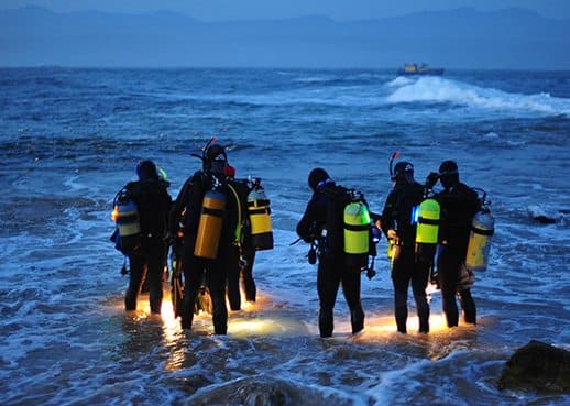 Suspenden el buceo nocturno en Solidaridad