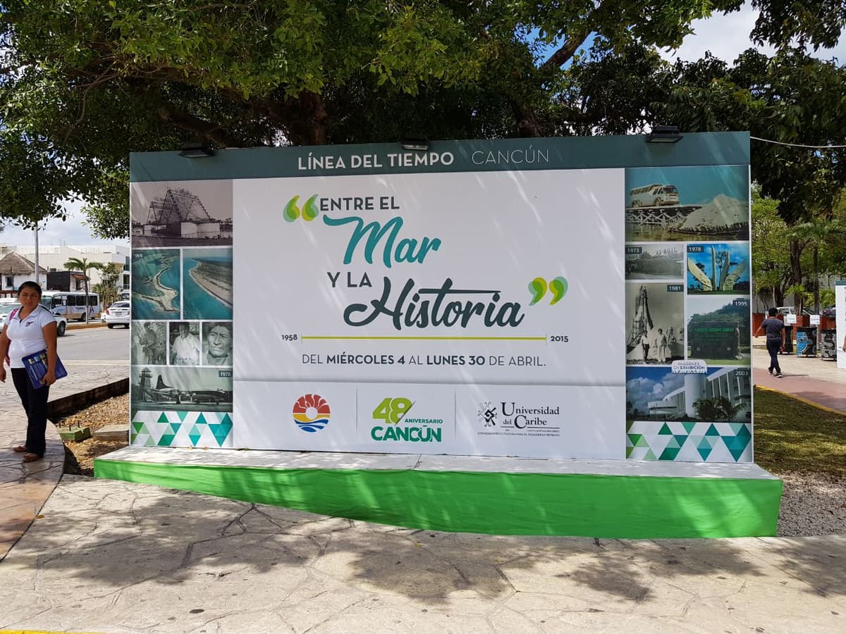 ¿Error o ignorancia? Corrigen línea de tiempo de Cancún