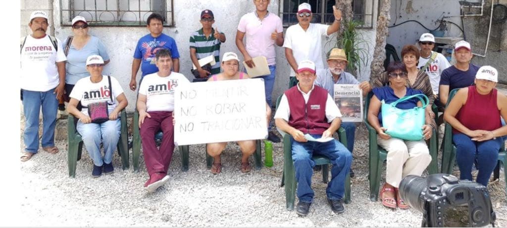 Morenistas de Puerto Morelos no votarán por su partido