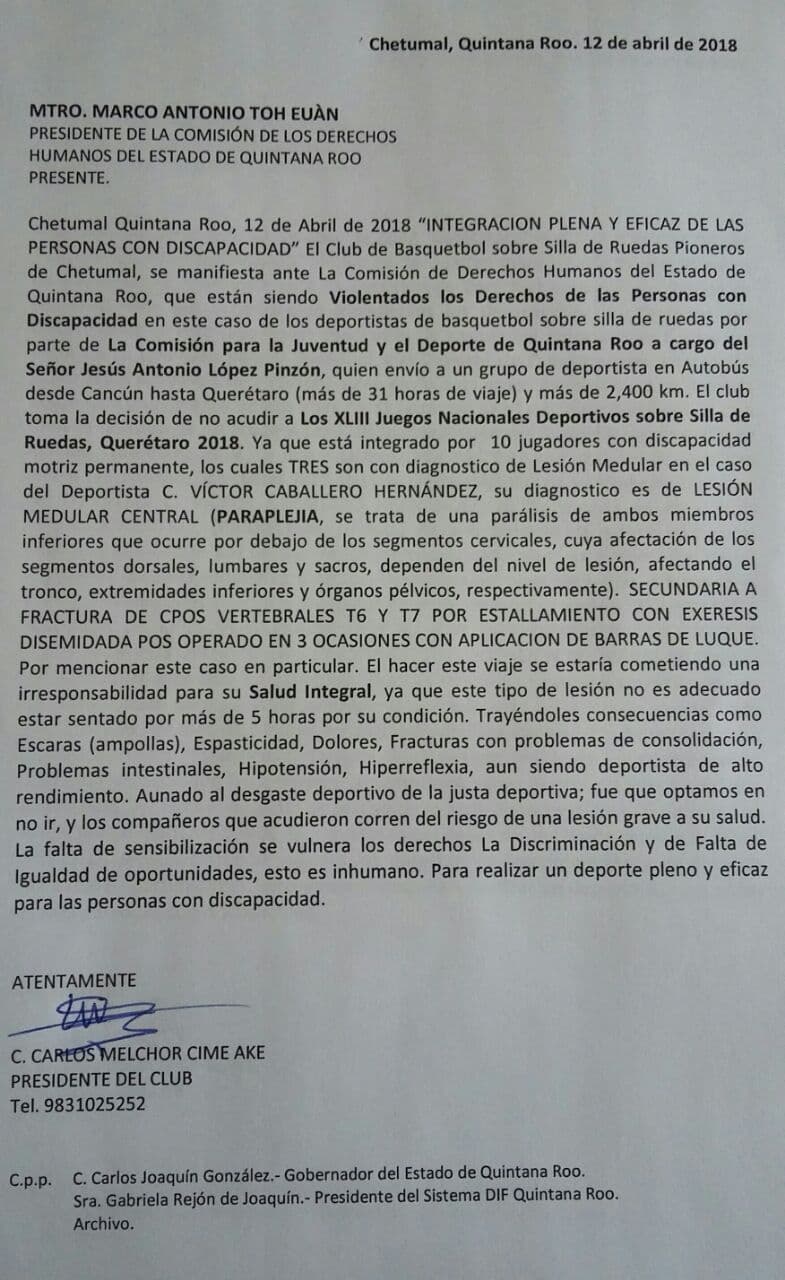 Envían a deportistas discapacitados a Querétaro en autobús