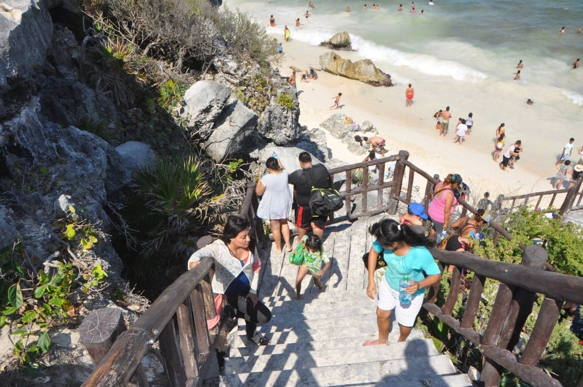 Playas de Tulum, a reventar