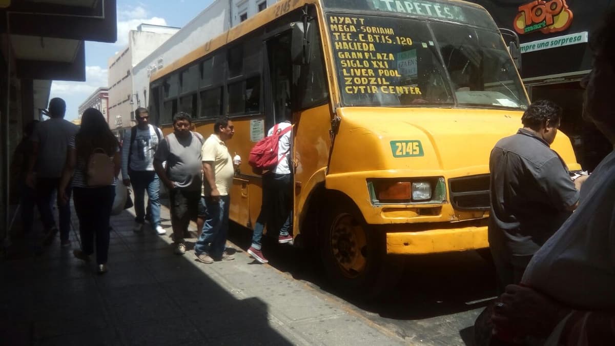 Verifican 30% del transporte en Mérida