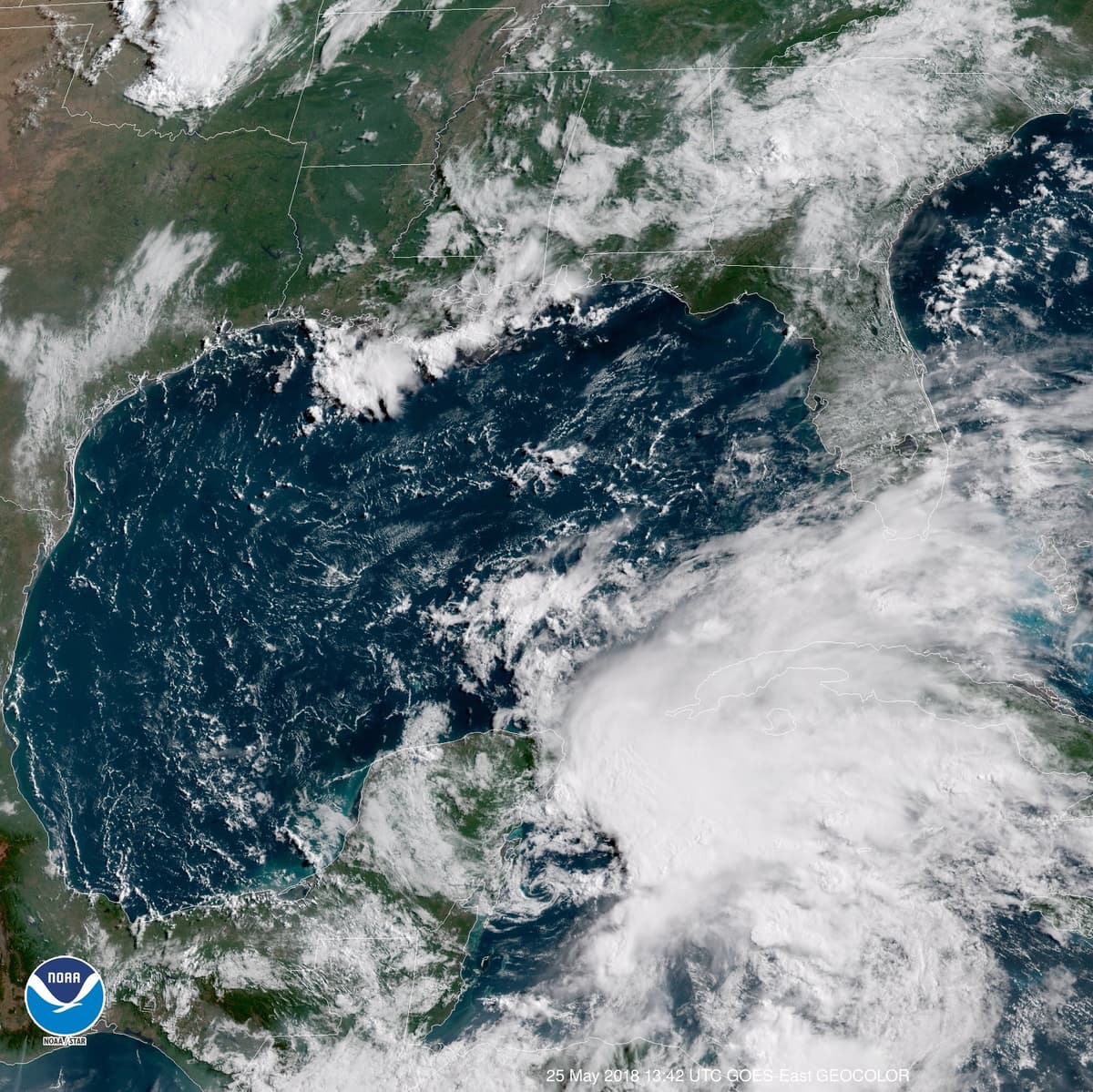Alerta amarilla por tormenta subtropical Alberto en Quintana Roo