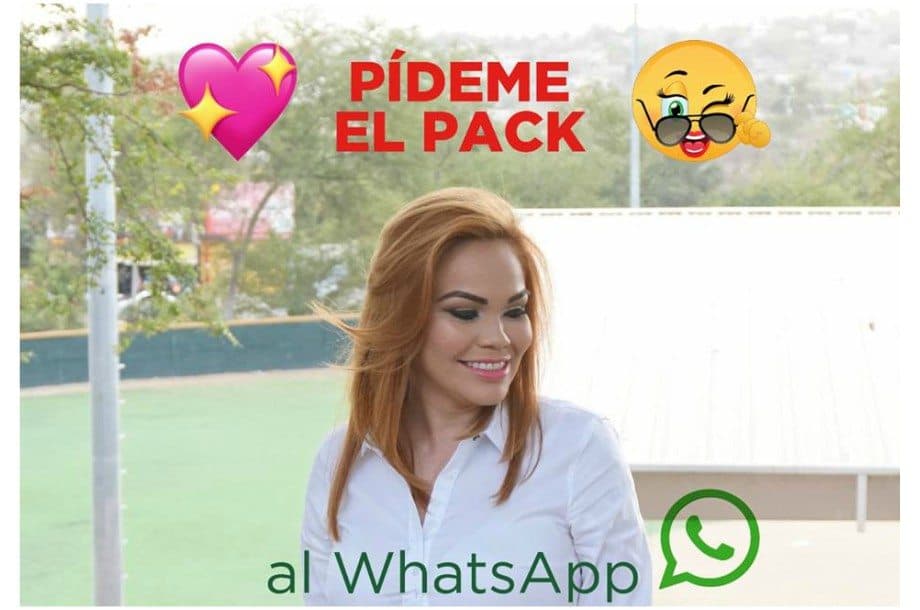 Candidata a diputada ofrece su 'pack' en redes