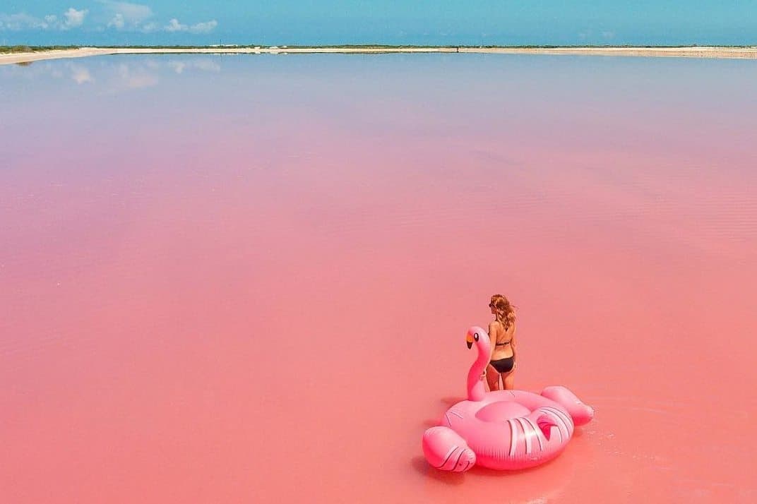 La mágica Laguna Rosa que sorprende al mundo