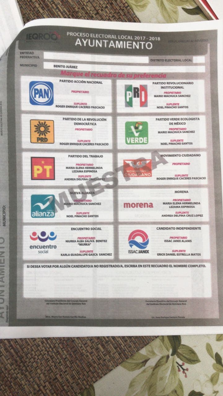 Recula el Ieqroo; pospone impresión de boletas