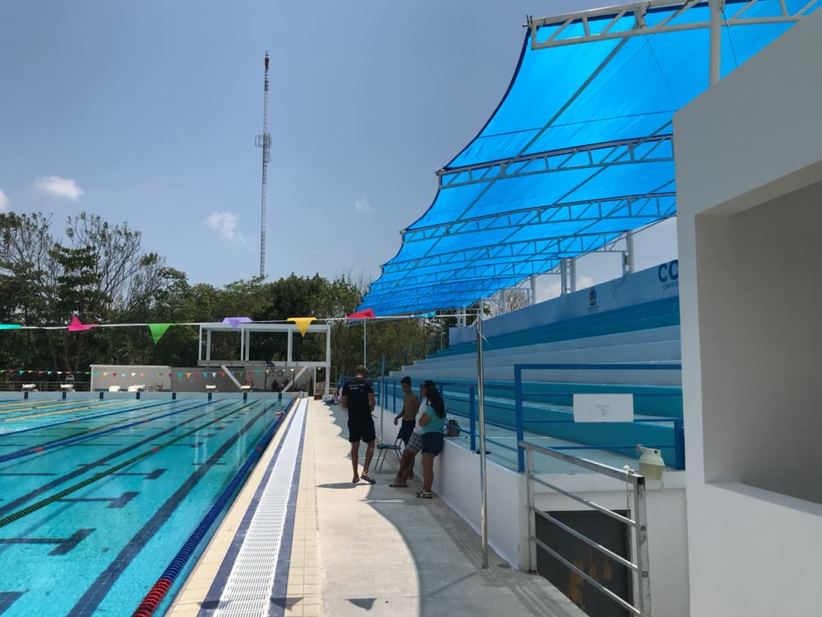 Modificarán flujo de alberca olímpica de Cancún