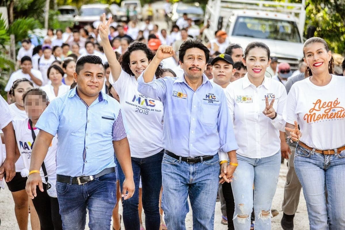 Encuestas dan ventaja a Víctor Mas en Tulum