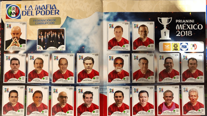 ¡Llegó PRIANini! El álbum de la "mafia del poder"