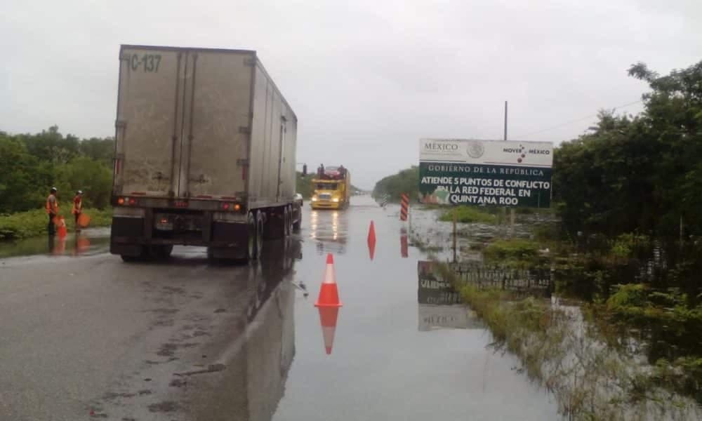 Carretera Felipe Carrillo Puerto-Tulum ya está abierta a la circulación