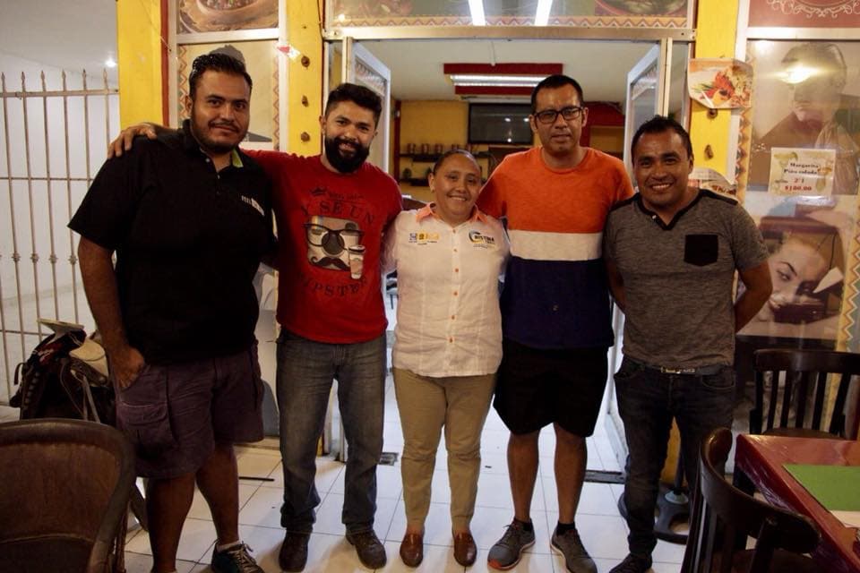 Cristina Torres se reunió con ciclistas del Team Riviera Maya