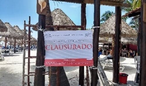 Clausura Profepa obra ilegal en Isla Mujeres
