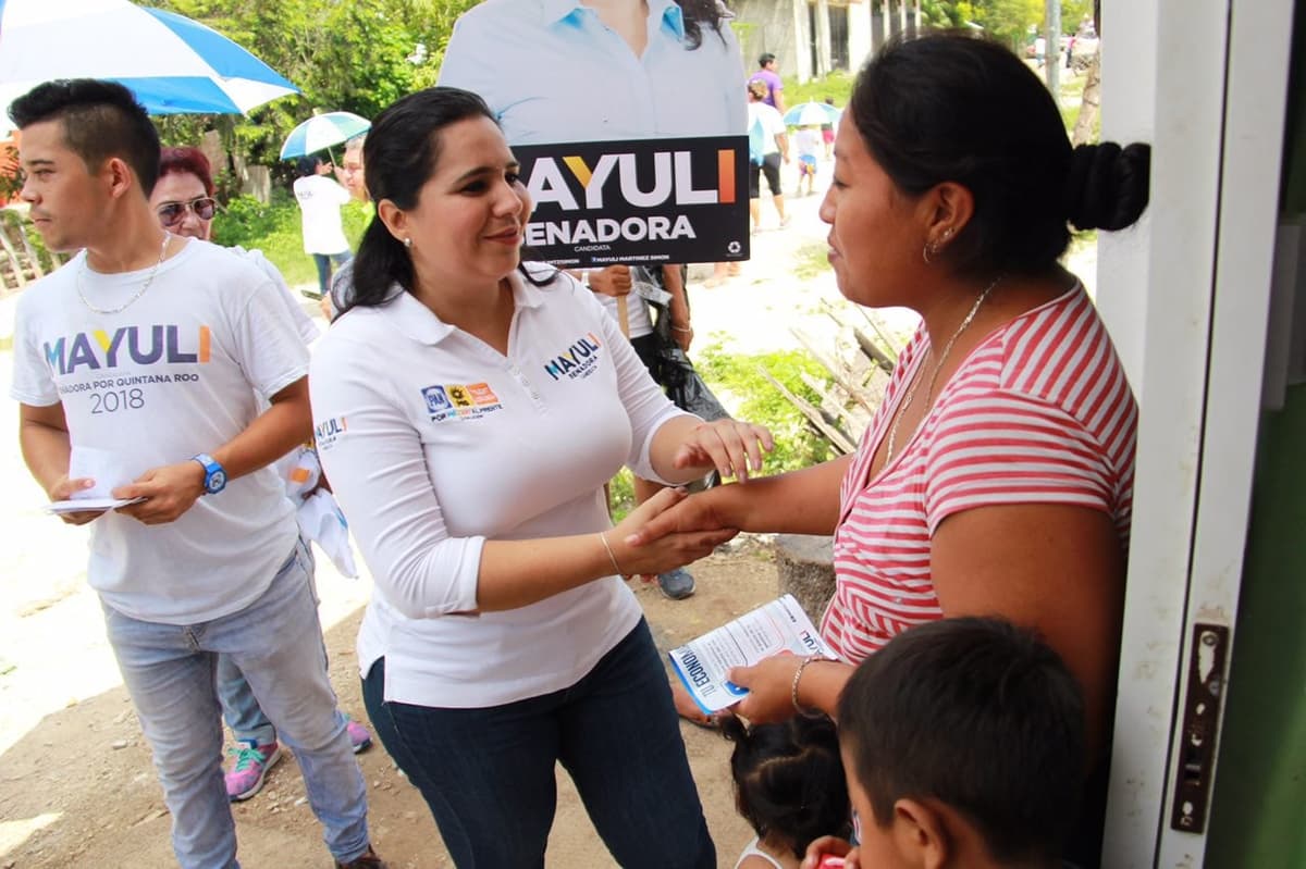 Contra la violencia; más cultura, deporte y empleos bien pagados: Mayuli