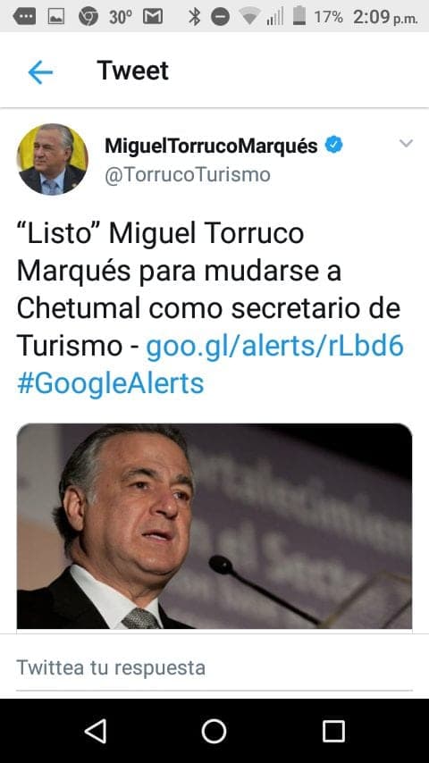 Da Miguel Torruco el "sí" a vivir en Chetumal