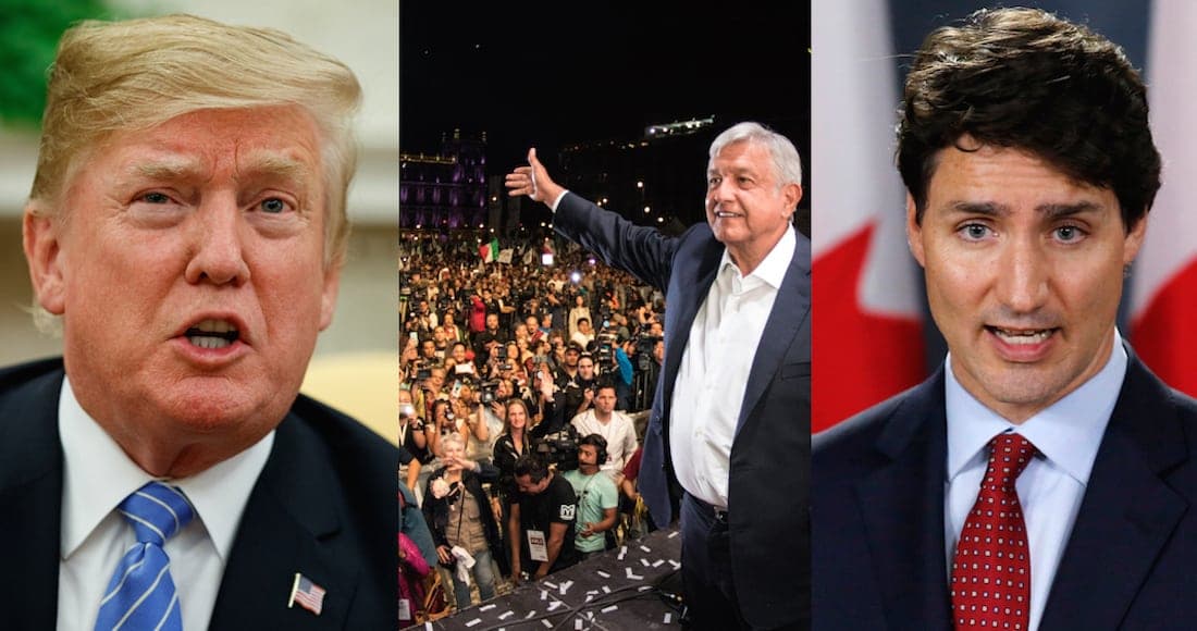 AMLO invitará a Trump y a Trudeau a México