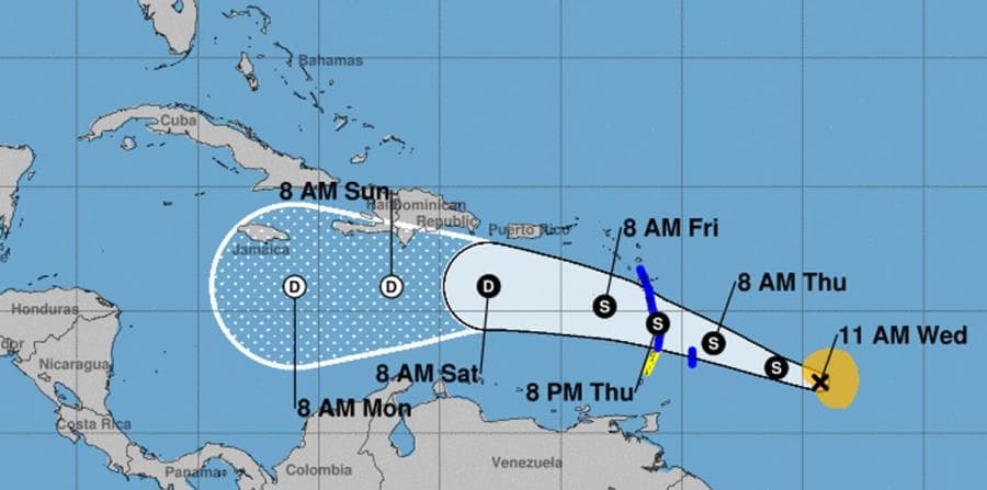Se esperan fuertes lluvias por tormenta tropical Kirk