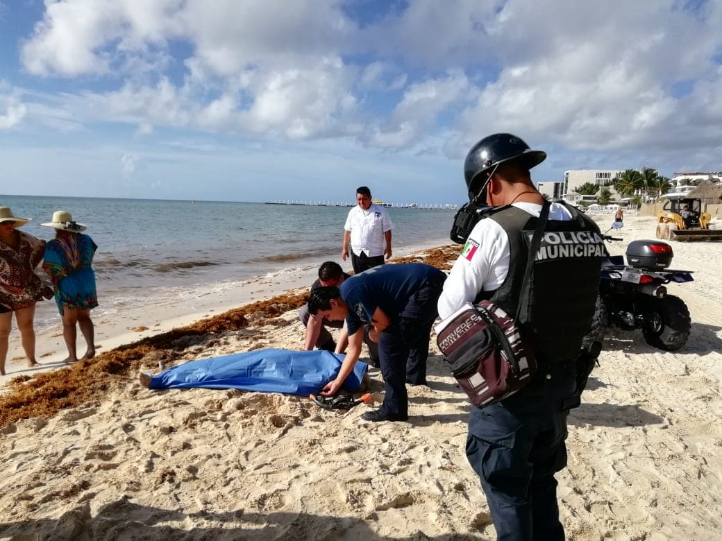 Se ahoga septuagenario en Playa del Carmen