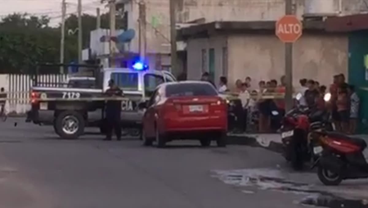 Balacera por intento de ejecución en Cozumel