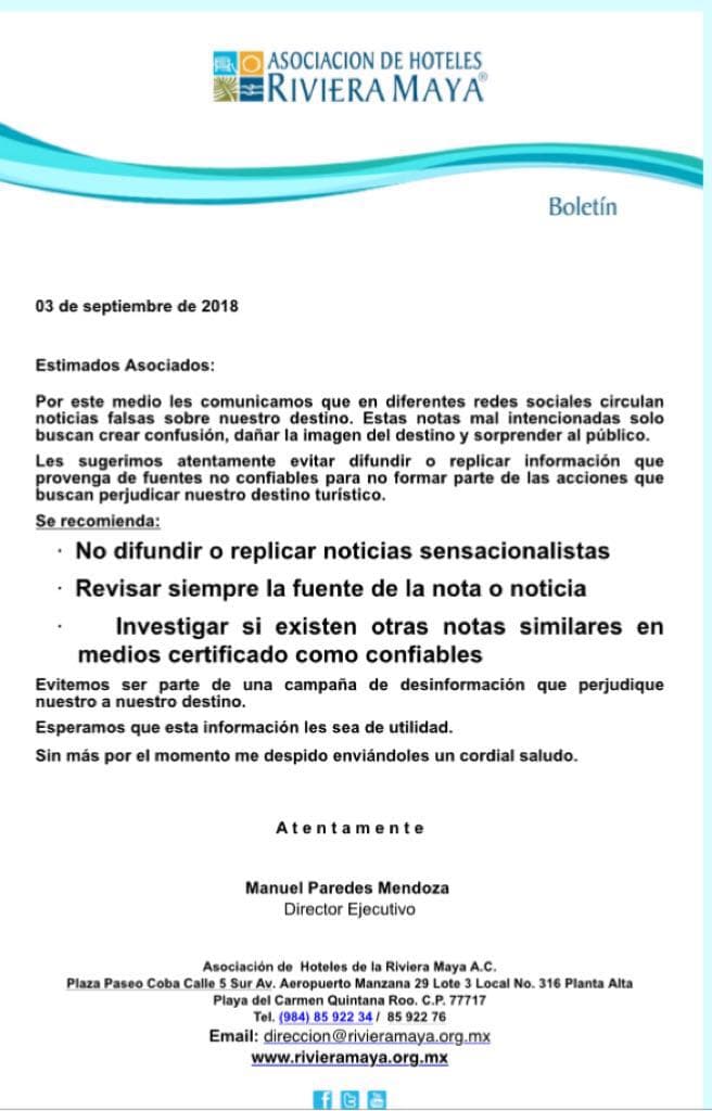 Pleito entre socios deriva en Fake News contra hotel