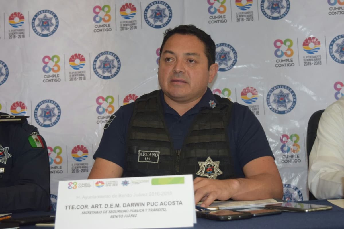 Detienen a escolta de Darwin Puc