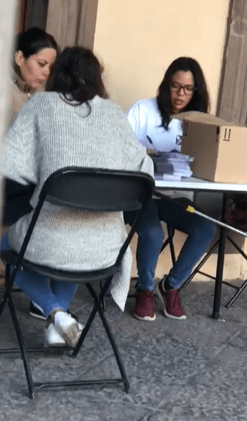 Difunden video de embarazo de urnas en la consulta del NAICM