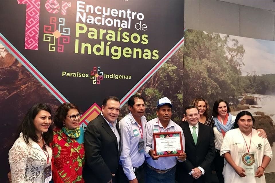 Reconocen a centros ecoturísticos en Encuentro de Paraísos Indígenas